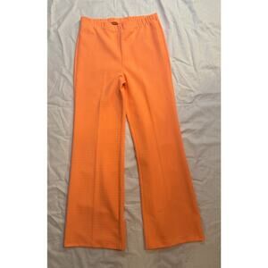 American Vintage Women's Orange Polyester Pants, 32 Waist